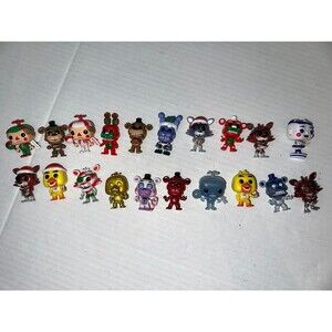 lot of 20 FNAF Five Nights of Freddy funko pop mini Christmas Edition Figures